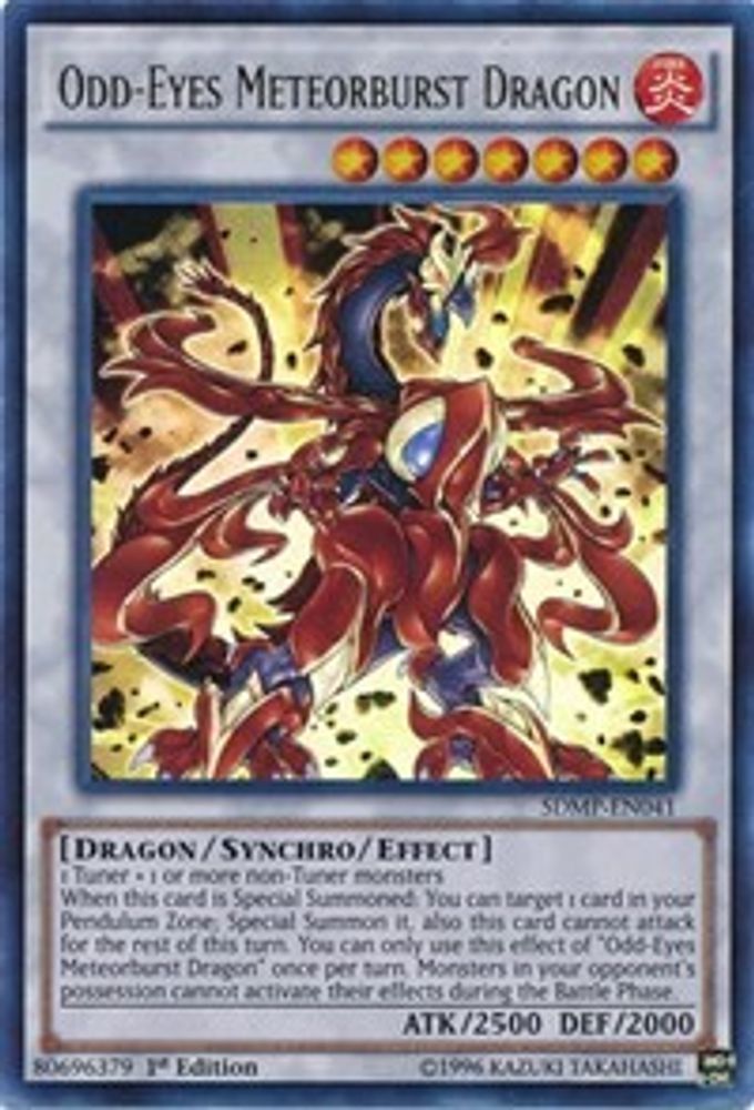 Odd-Eyes Meteorburst Dragon (SDMP-EN041) - Ultra Rare