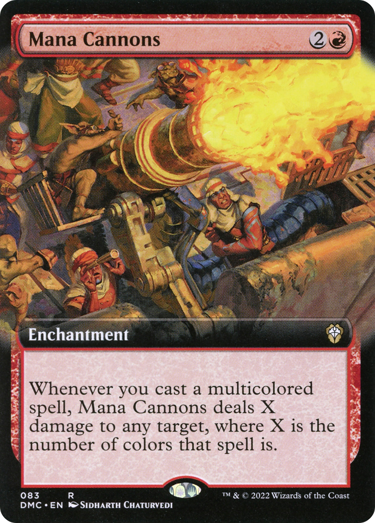 Canons à mana (art étendu) [Dominaria United Commander] 