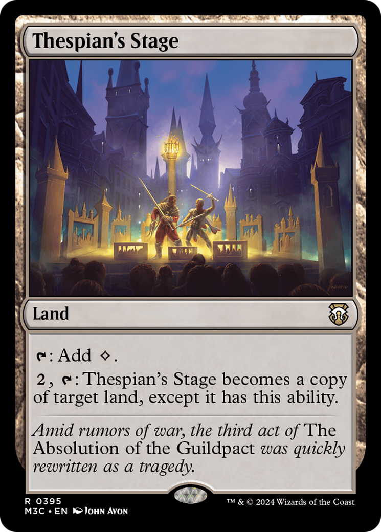 Scène de Thespian [Modern Horizons 3 Commander] 