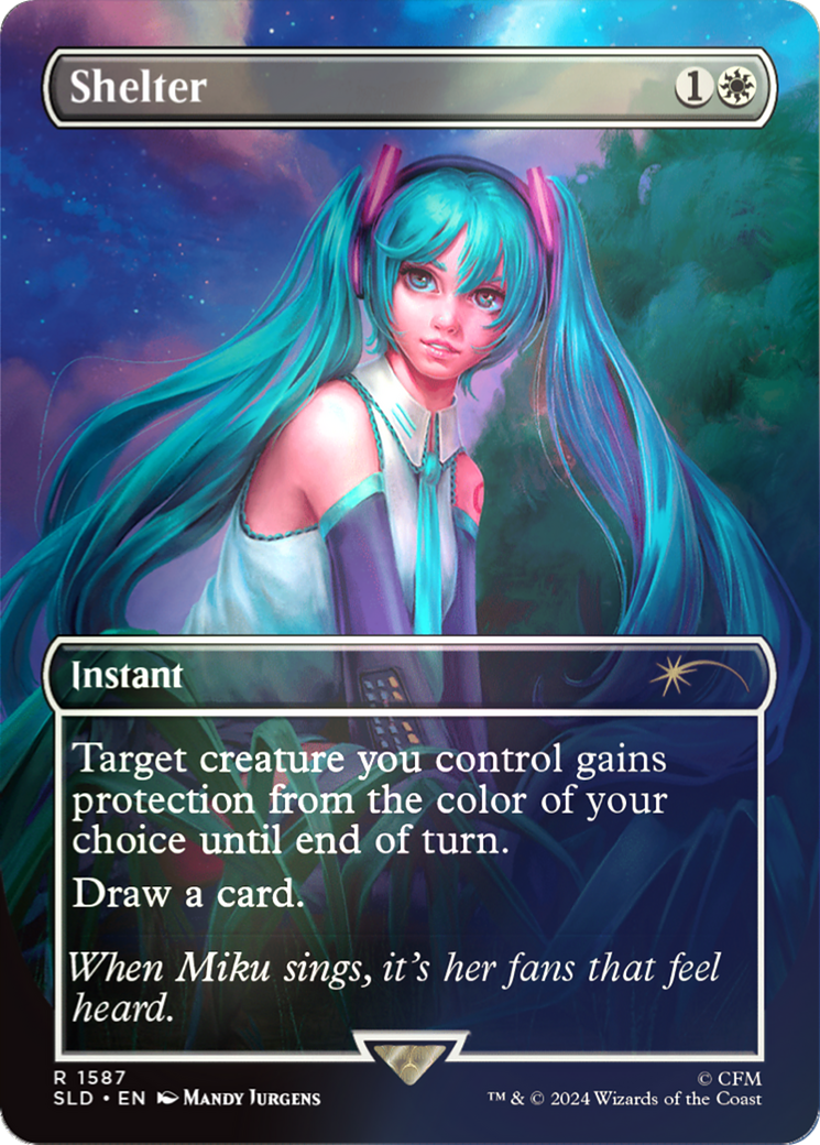 Shelter (japonais) (Rainbow Foil) [Secret Lair Drop Series] 