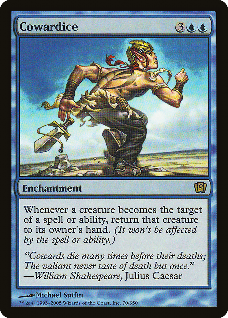 Cowardice (9ED-70★) - 9th Edition