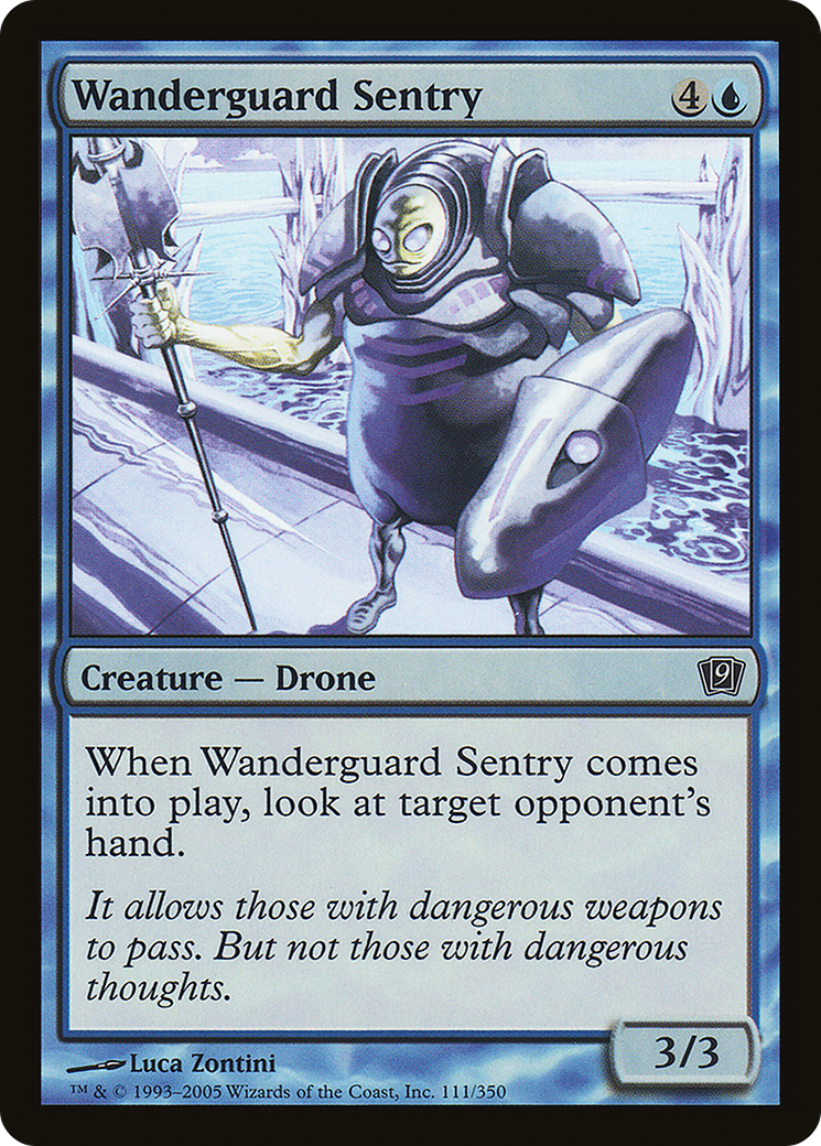 Wanderguard Sentry (9ED-111★) - 9th Edition Foil