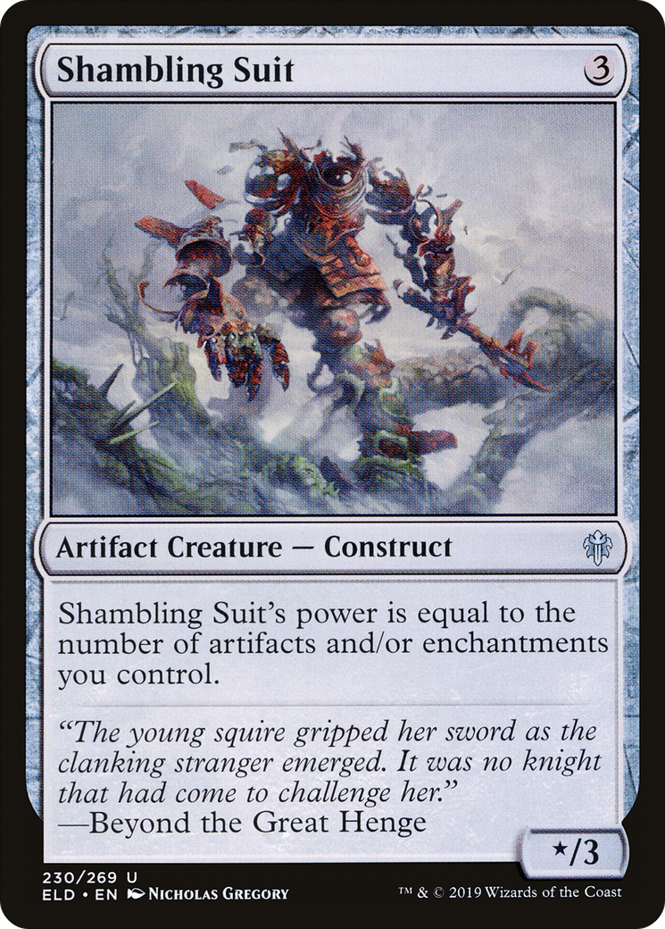 Shambling Suit (ELD-230) - Throne of Eldraine