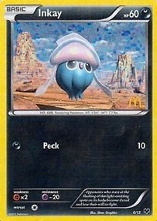 Inkay - 6/12/12  - Holofoil - Promo