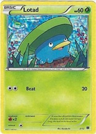Lotad - 2/12/12  - Holofoil - Promo