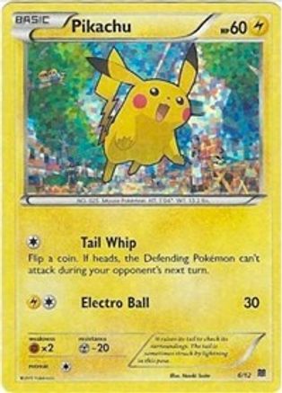 Pikachu - 6/12/12  - Holofoil - Promo