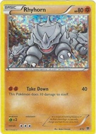 Rhyhorn - 8/12/12  - Holofoil - Promo
