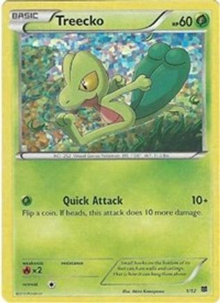 Treecko - 1/12/12  - Holofoil - Promo