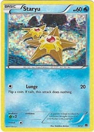 Staryu - 4/12/12  - Holofoil - Promo