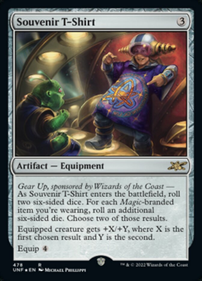 Souvenir T-Shirt (UNF-478) - Unfinity Foil