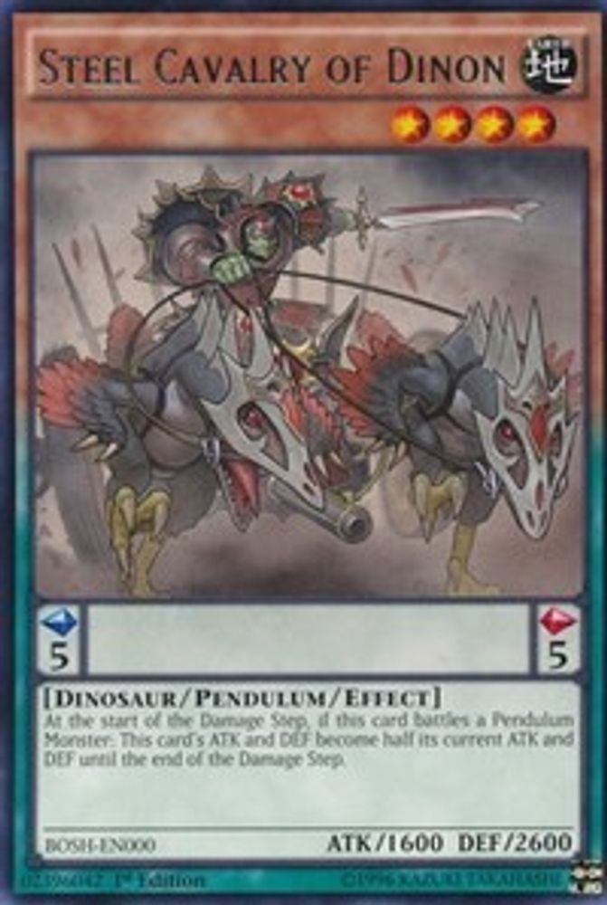 Steel Cavalry of Dinon (BOSH-EN000) - Rare