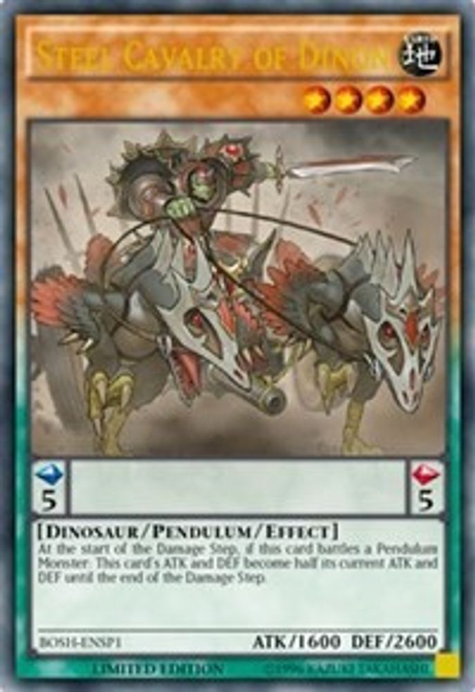 Steel Cavalry of Dinon (BOSH-ENSP1) (BOSH-ENSP1) - Ultra Rare