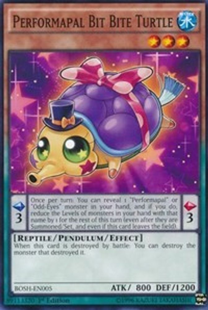 Performapal Bit Bite Turtle (BOSH-EN005) - Common