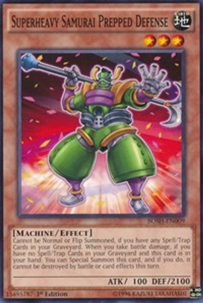 Superheavy Samurai Prepped Defense (BOSH-EN009) - Common