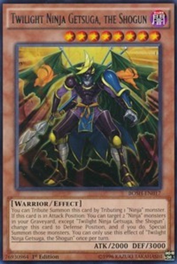 Twilight Ninja Getsuga, the Shogun (BOSH-EN017) - Rare