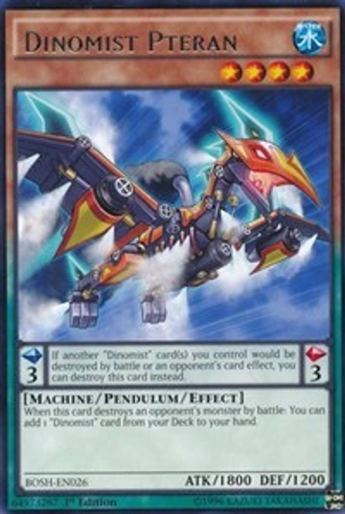 Dinomist Pteran (BOSH-EN026) - Rare