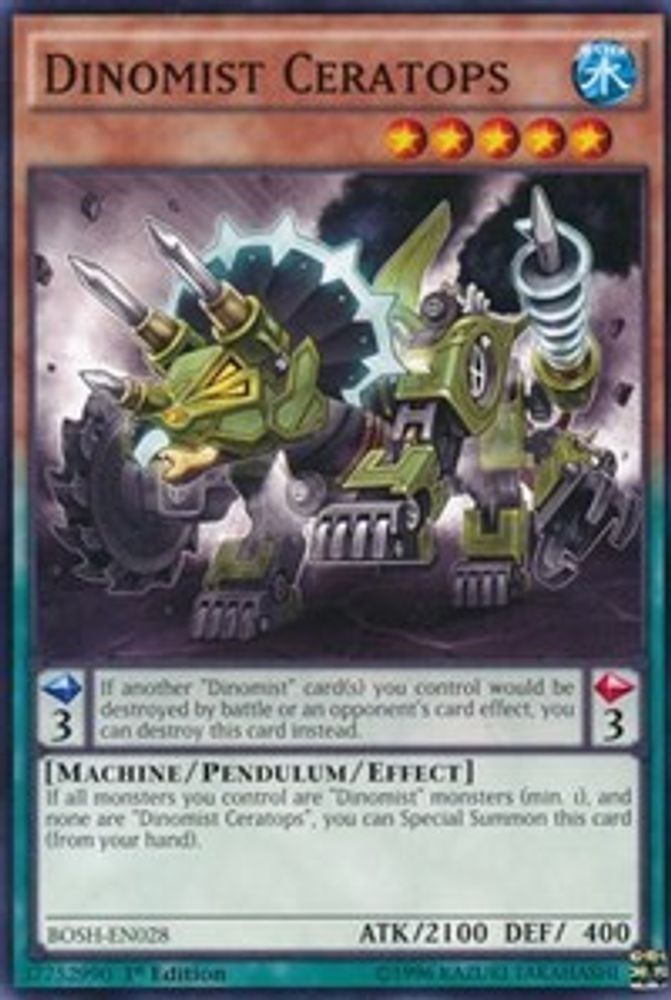 Dinomist Ceratops (BOSH-EN028) - Common