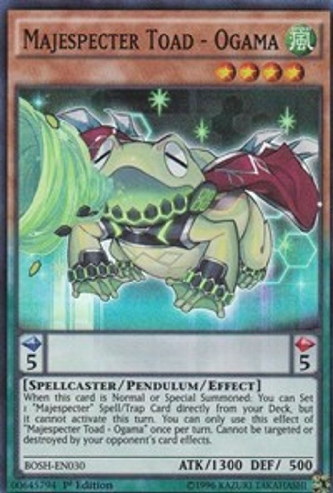 Majespecter Toad - Ogama (BOSH-EN030) - Super Rare