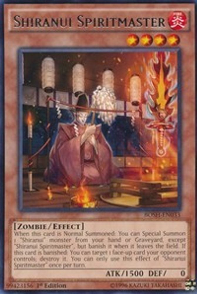 Shiranui Spiritmaster (BOSH-EN033) - Rare