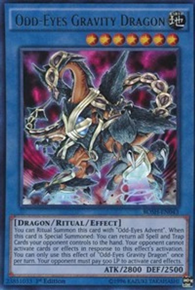 Odd-Eyes Gravity Dragon (BOSH-EN043) - Ultra Rare