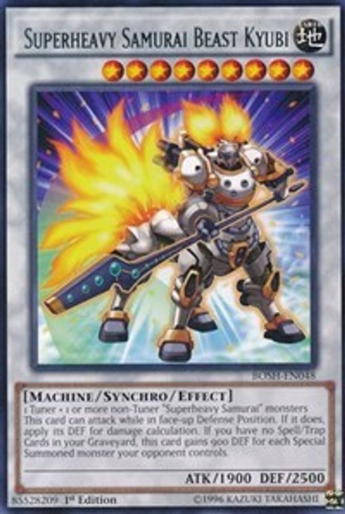 Superheavy Samurai Beast Kyubi (BOSH-EN048) - Rare