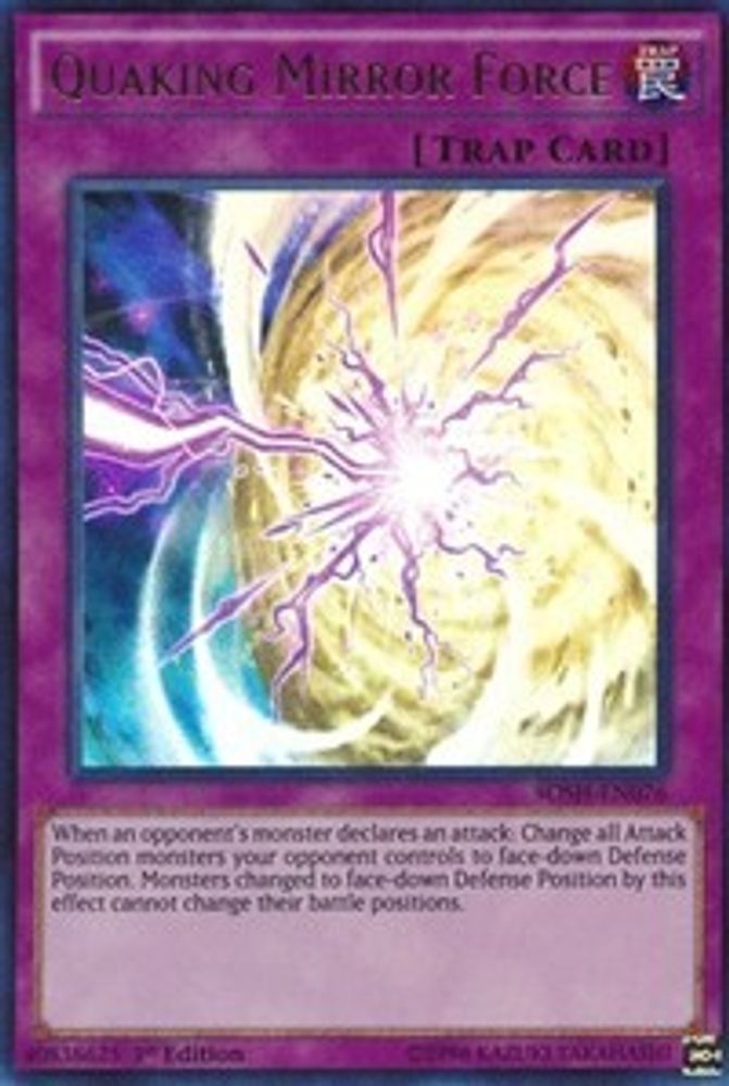 Quaking Mirror Force (BOSH-EN076) - Ultra Rare