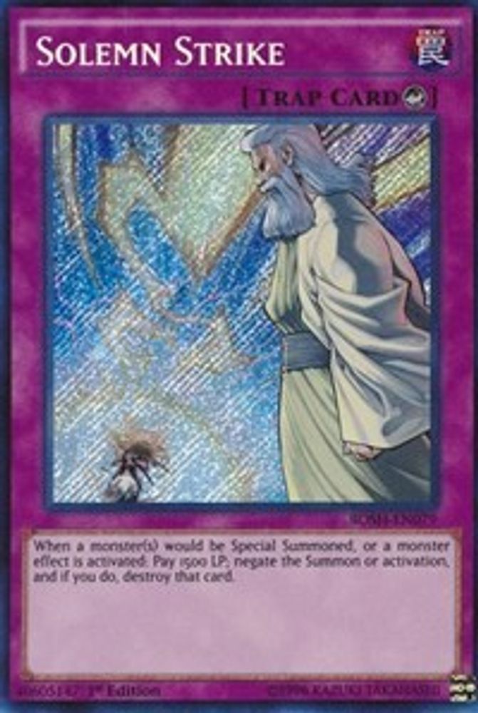 Solemn Strike (BOSH-EN079) - Secret Rare