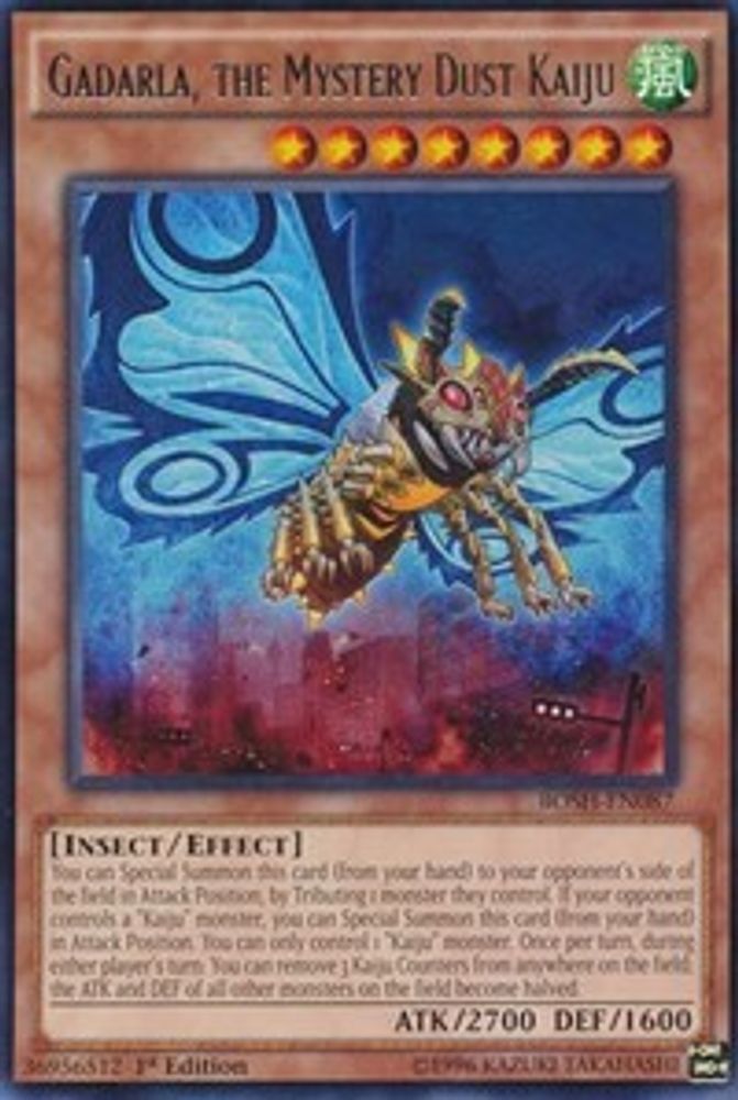 Gadarla, the Mystery Dust Kaiju (BOSH-EN087) - Rare