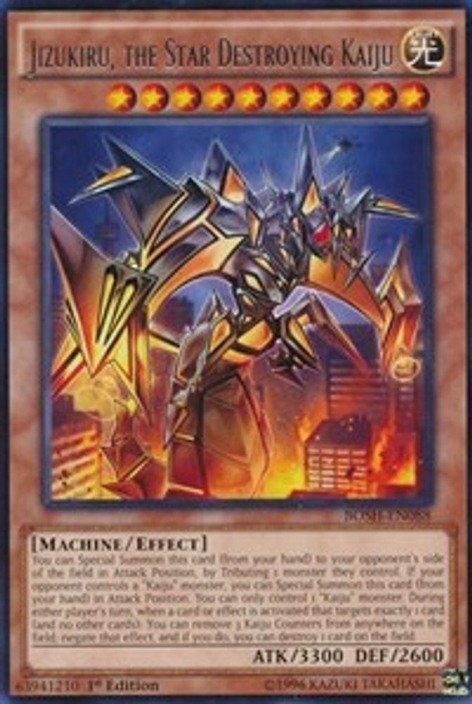 Jizukiru, the Star Destroying Kaiju (BOSH-EN088) - Rare