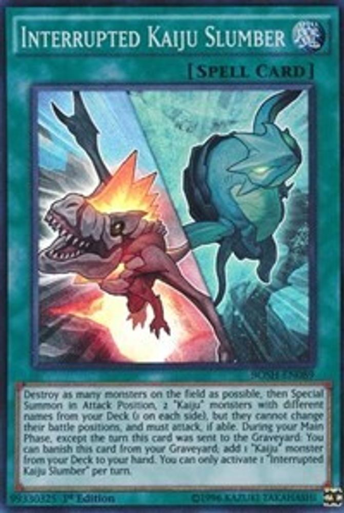Interrupted Kaiju Slumber (BOSH-EN089) - Super Rare