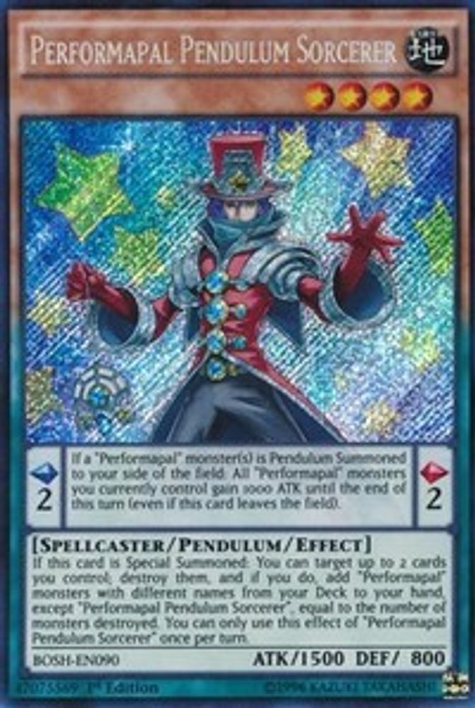 Performapal Pendulum Sorcerer (BOSH-EN090) - Secret Rare