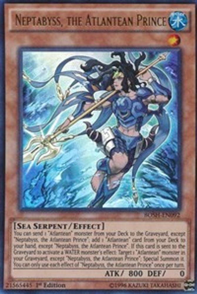 Neptabyss, the Atlantean Prince (BOSH-EN092) - Ultra Rare