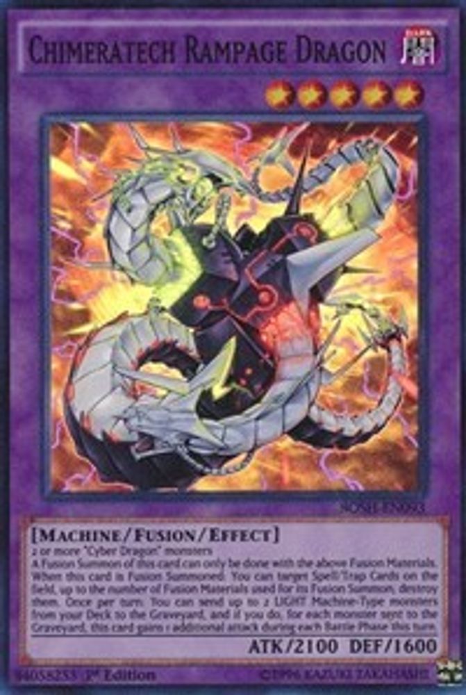Chimeratech Rampage Dragon (BOSH-EN093) - Super Rare