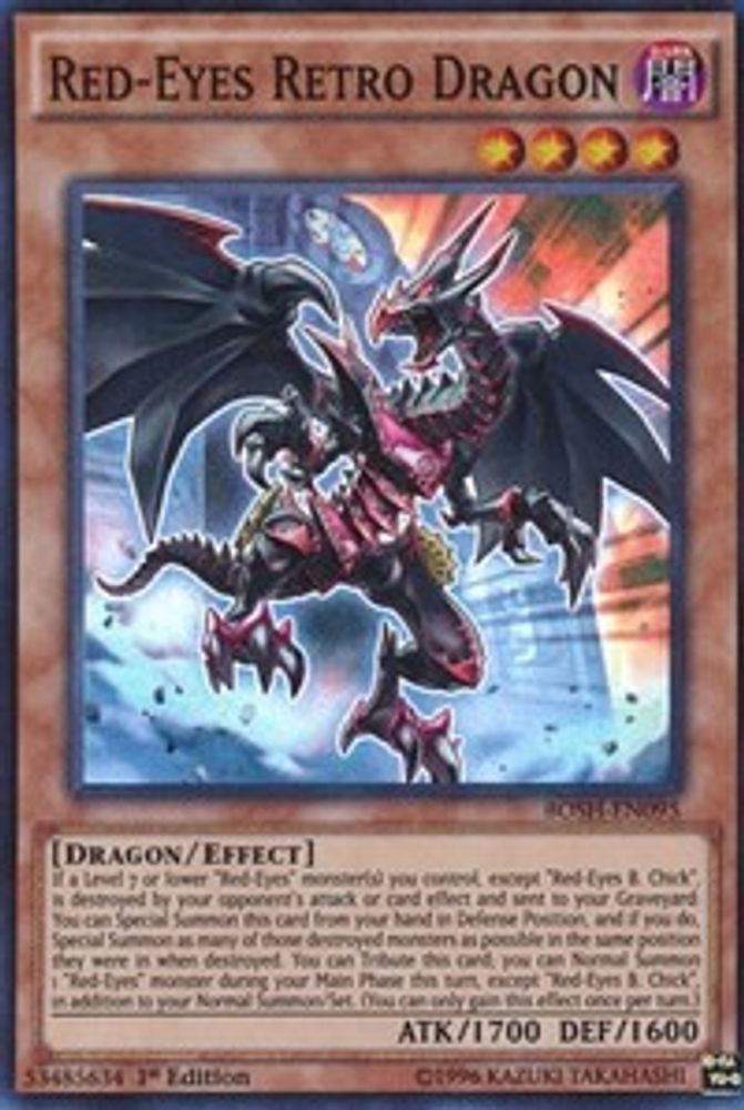 Red-Eyes Retro Dragon (BOSH-EN095) - Super Rare