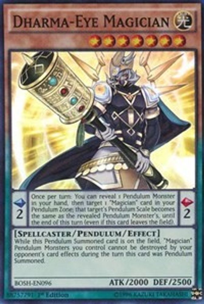 Dharma-Eye Magician (BOSH-EN096) - Super Rare