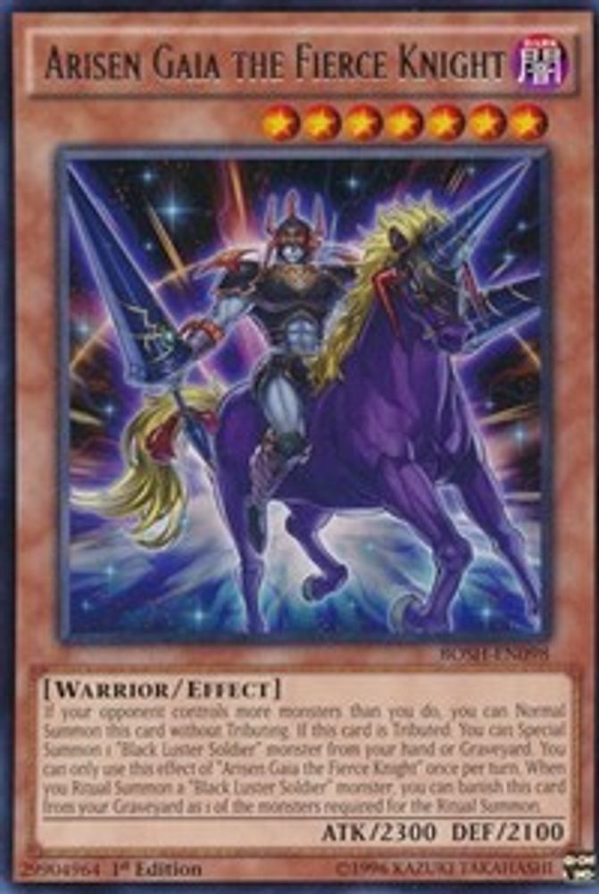 Arisen Gaia the Fierce Knight (BOSH-EN098) - Rare