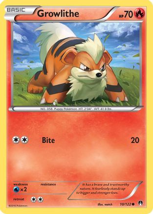 Growlithe 010  - Common