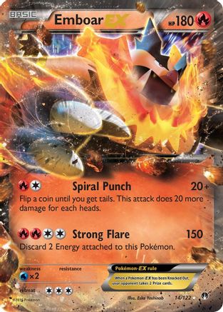 Emboar EX 014  - Holofoil - Ultra Rare