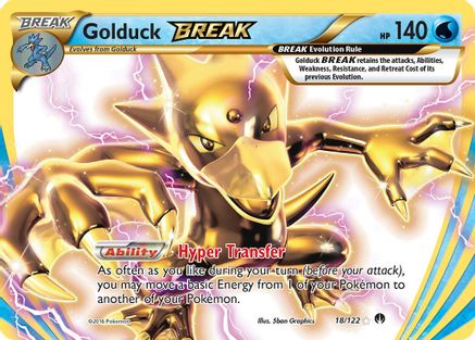 Golduck BREAK 018  - Holofoil - Rare BREAK