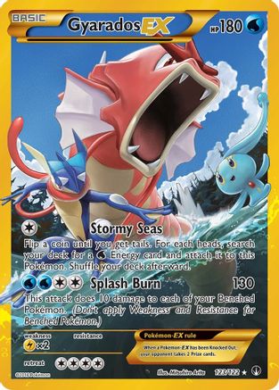 Gyarados EX (Secret) 123  - Holofoil - Secret Rare