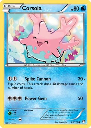 Corsola 029  - Common