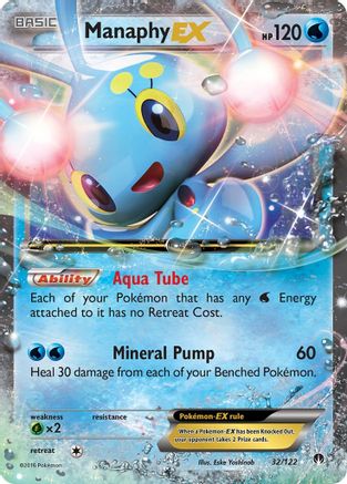 Manaphy EX 032  - Holofoil - Ultra Rare