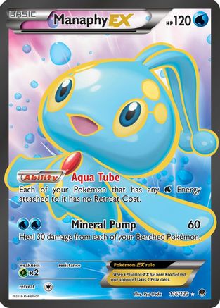 Manaphy EX (Full Art) 116  - Holofoil - Ultra Rare