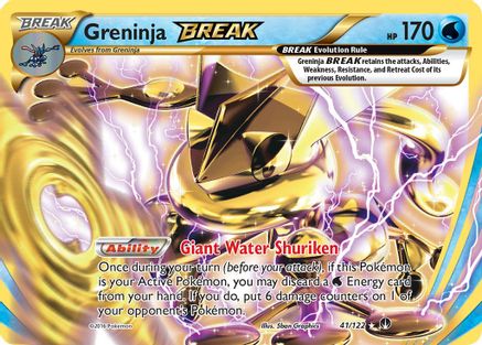 Greninja BREAK 041  - Holofoil - Rare BREAK