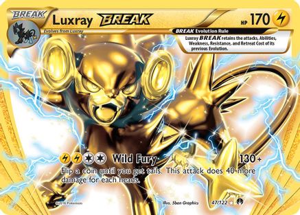 Luxray BREAK 047  - Holofoil - Rare BREAK