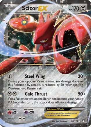 Scizor EX 076  - Holofoil - Ultra Rare