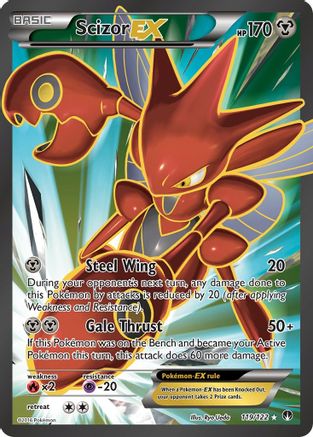 Scizor EX (Full Art) 119  - Holofoil - Ultra Rare