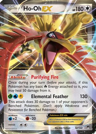Ho-Oh EX 092  - Holofoil - Ultra Rare