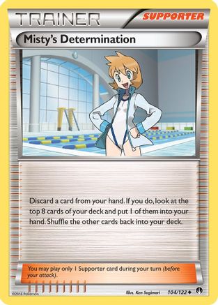 Misty's Determination 104  - Uncommon