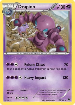 Drapion 054/122  - Rare